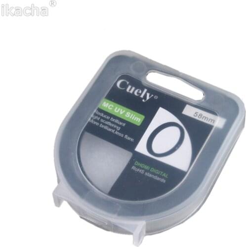 MCUV Filter 49 52 55 58 62 67 72 77 82mm Ultra Slim Optics Multi Coated Ultraviolet Protection Camera