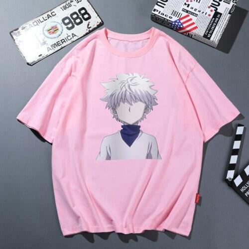 Tshirts Women Kawaii Hunter X Hunter T Shirt Femme Summer Tops Cartoon Print Female T-Shirt Harajuku Shirt Anime Hot Shirt