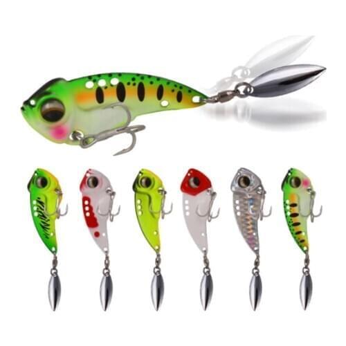 1 Pcs Willow Leaf Rotary Sequin Metal Bait 8.5g12.5g17g Spoon Hard Bait Winter Ice Fishing Gear Crank Bait Vibration Rotator