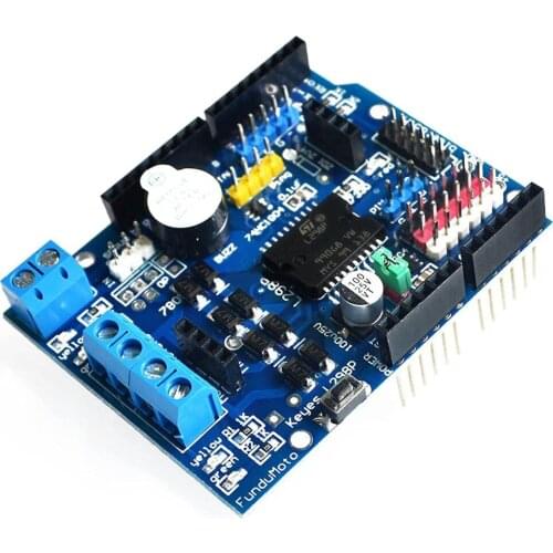 L298P Motor Driver Module H-Bridge Drive Shield Expansion Board High-Power DC Stepper Motor Controller