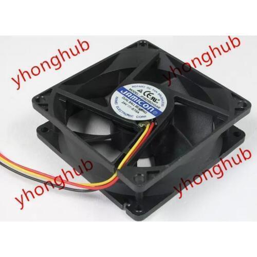 JAMICON NEW JF0825B2HSAR DC 24V 0.15A 80X80X25mm server Fan