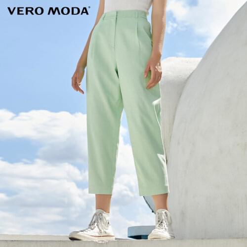 Vero Moda Women Vintage Straight Fit Cropped Suit Pants | 320350015
