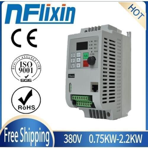 380V 1.5KW 2.2KW Single Phase input and 3 Phase Output Frequency Converter / Adjustable Speed Drive / Frequency Inverter / VFD