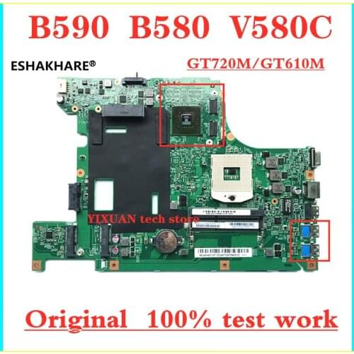 Original LAPTOP MOTHERBOARD FIT FOR LENOVO B590 / B580 / V580C MAINBOARD HM77 GT720M / GT610M 1GB GPU 100% test work