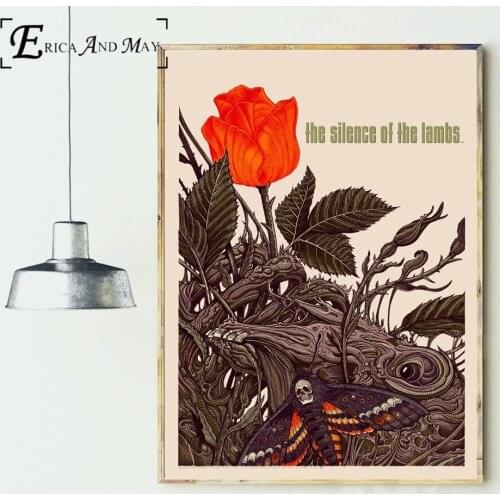 Of The Silence The Lambs Movie Canvas Prints Modern Painting Posters Wall Art Pictures For Living Room Decoration No Frame