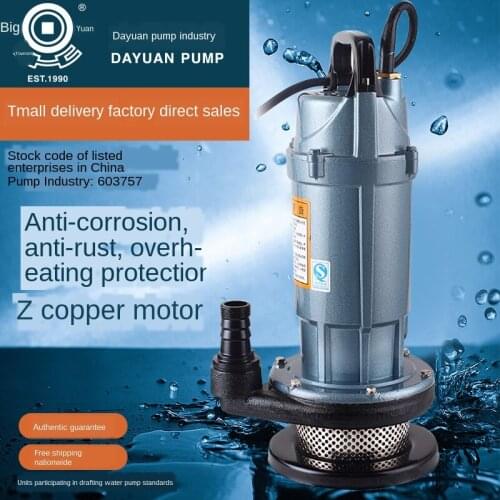 Submersible pump clean water pump water well booster pump self suction agricultural 220V high head irrigation pump