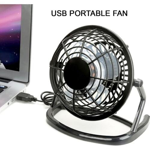 Portable USB Mini Fan Small Desk 4 Blades Cooler Cooling Fan DC 5V Operation Super Mute Silent PC Laptop Notebook usb gadget Fan