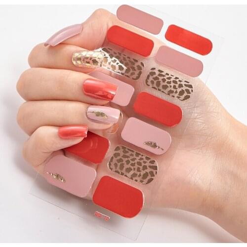Christmas Dress Up Four Sorts 0f Nail Stickers Nail Adhesive Nails Sticker Designer Nail Decoration Nail Accesoires