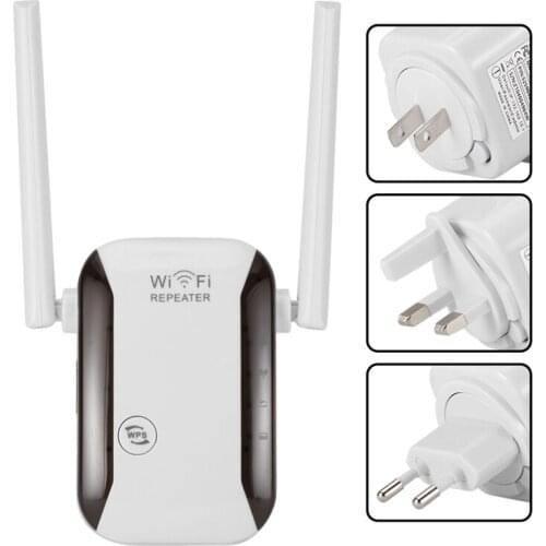 WiFi Range Extender 2.4 GHz 300Mbps Home Internet Booster Router Wireless WIFI Repeater Signal Amplifier