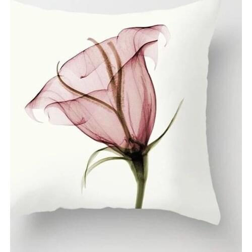 1Pcs 45*45CM Throw Pillow Sofa Car Decoration Pillowcover Flower Pattern Decorative Cushions Pillowcase Polyester Cushion Cover