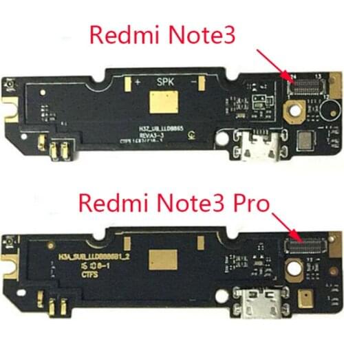 2pcs/lot For 5.5" Xiaomi Redmi Note 3 USB Charging Port Flex Cable Charger Plug Connector Redmi Note 3 Pro Dock Port Flex Board