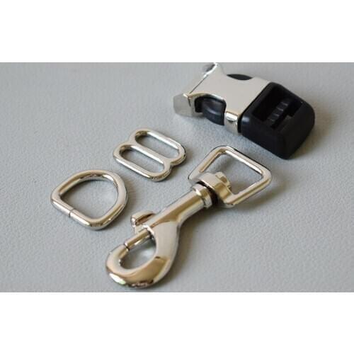 20 Pcs quick-release buckle 15mm diy pet supplies dog collars