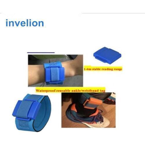 350pcs/lot 860-960mhz waterproof 1-6m read range uhf rfid transponders for open water swimming timing ranking