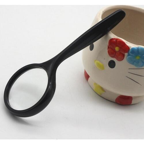 5 Times 50mm Gift Toy Children Insect Viewer Handheld Reading Magnifier Magnifying Glass Loupe Magnifier for Old Man Reading