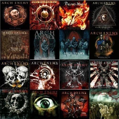 Music Arch Enemy 5D full drill Diamond painting skull Cross Stitch icons diamond embroidery horror Home Decoration