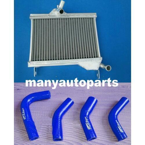 FOR Yamaha RZ350 RZ 350 RD350 RD250 RD 350 250 Aluminum Radiator with BLUE HOSE