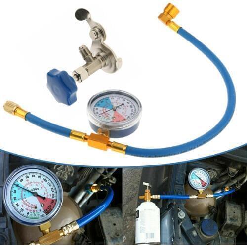 Car R134A A/C Air Conditioning Refrigerants Recharge Charging Hose Pipe Gauge Car Accessories