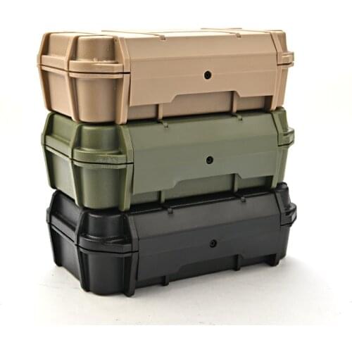 Survival Storage Box 3 Types Solid Outdoor Shockproof Pressure-Proof Waterproof Survival Box Container Storage Airtight Case