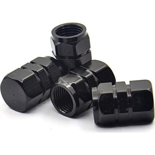 Car Tire Valve Stem caps 4pcs Bolt-in Aluminum Theftproof valve caps Car Wheel Tires Valves Tyre Stem Air Caps