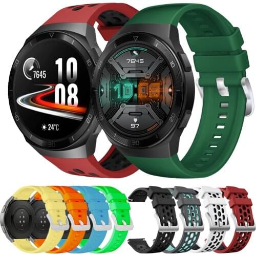Hot Sport Silicone Watch Strap For Huawei watch GT 2e original Smart Wristband Replacement GT2e 22mm Bracelet belt Accessories