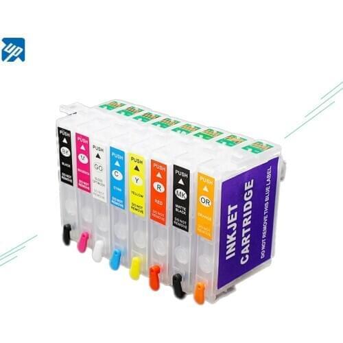 Refillable ink cartridges for Epson SC P400 T3240 T3241 T3242 T3243 T3244 T3247 T3248 T3249 with Auto Reset Chip
