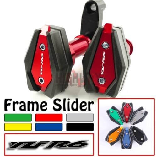 Motorcycle CNC Frame Crash Pad Engine Stator Sliders Protector Falling Protection For Yamaha YZF-R6 YZF R6 2006-2016