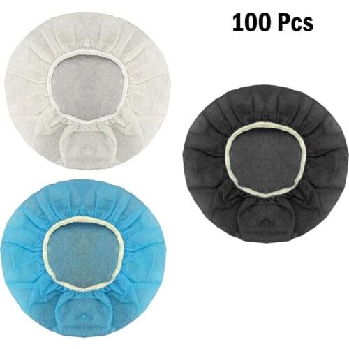100Pcs/ Replacement Bag Disposable Headphone Cover Nonwoven Earmuff Cushion 10-12CM Headset disposable headphone ear covers