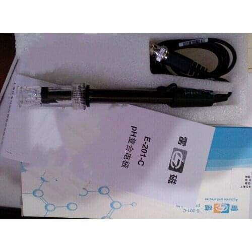 PH composite electrode E-201-C electrode Leici PHS-3C meter PHS-25 supporting standard electrode