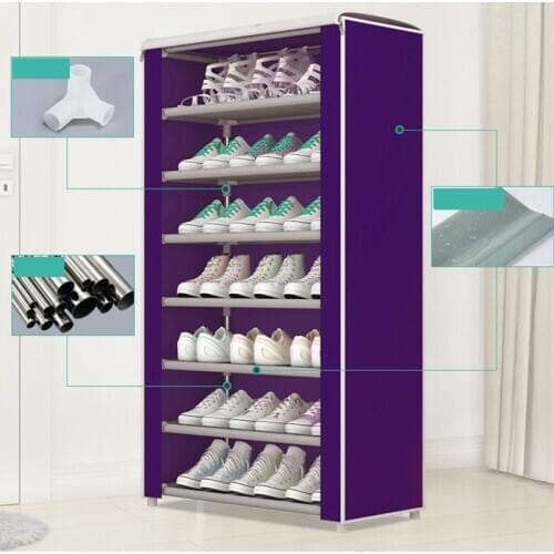Assemble Non-Woven Fabric Shoes Hanger Shoe Rack Shoe Shelf Practical Creative Home Organization Household Supplies