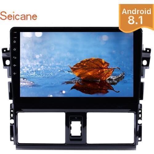 Seicane 2Din Android 8.1 For 2013 2014 Toyota Vios 10.1 inch GPS Car Radio Touchscreen Wifi Multimedia Player Head Unit