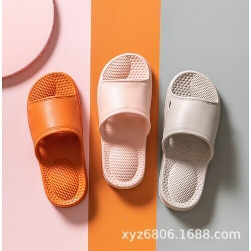 Slippers Womens Home Couples Slippers Indoor Non-Slip Bath Health Shoes Massage Deodorant Slippers Shoes Massage Slippers