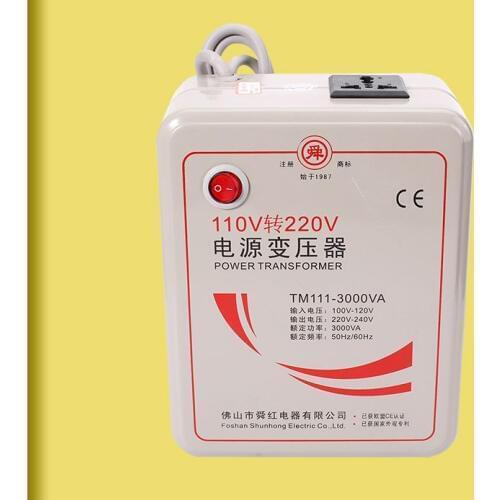 110v turn to 220v power supply transformer full power 3000 w voltage change conversion equipment