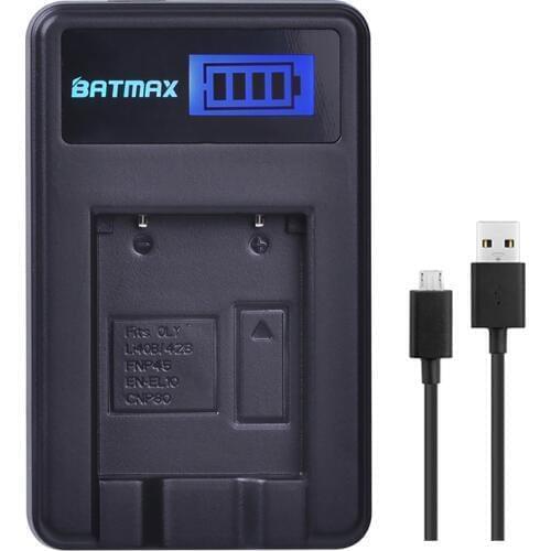 LCD Display USB Charger for Olympus LI 40B LI-42B Battery for FUJIFILM fuji NP-45 NP 45 NP45 NP 45A 45B 45S EN-EL10