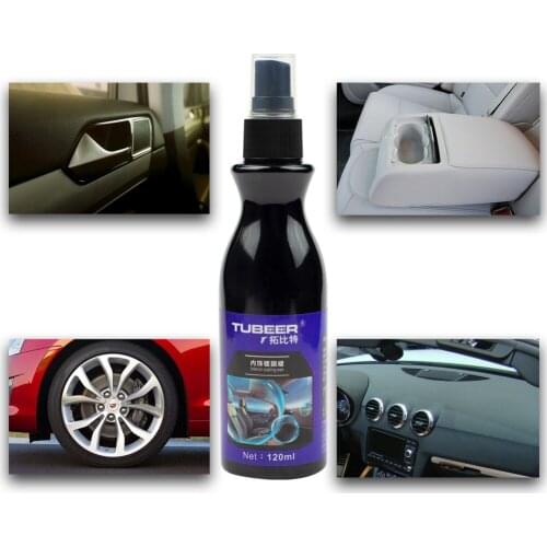 120ML Car Interior Maintenance Wax Leather Repair Instrument Panel Retreading Agent Plastic Rubber Part Retreading Restore Agent