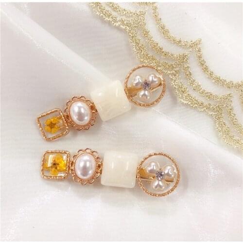 New Korea Fashion pearls Hair Clip Barrettes for Women Girls elegance Pearls hair clips Hairpins Hair Accessories set