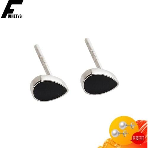 Bali Jelry Fashion 925 Sterling Silver Earring Jewelry for Women Wedding Water Drop Shaped Stud Earrings Accessories Engagement