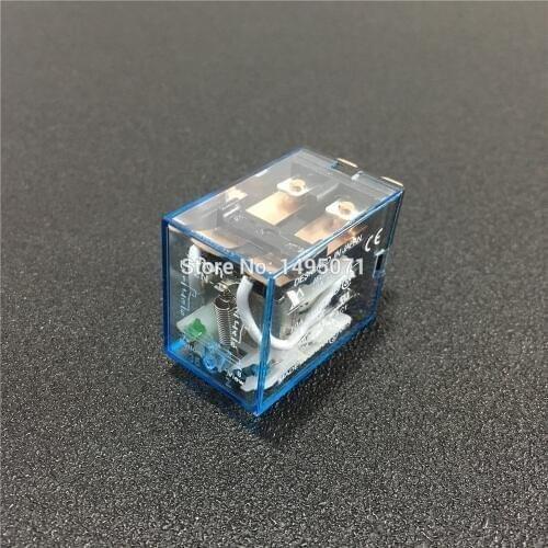 1pcs LY2NJ 12VDC 24VDC 110VAC 220VAC Coil Power Relay Mini General Purpose Relay 8 Pins DPDT 10A LY2N-J HH62P JQX-13F LY2
