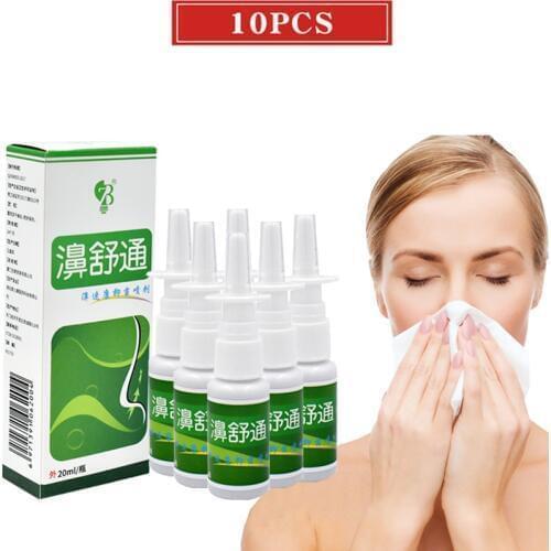 10pc Nasal Sprays Chronic Rhinitis Sinusitis Spray Chinese Traditional Medical Herb Spray Rhinitis Treatment Nose Care Patches