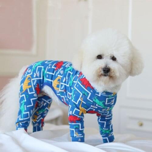 100% Cotton Puppy Dog Clothes Jumpsuit Spring Summer Sport Clothing Dog Costumes Overalls For Small Medium Dog Rompers Schnauzer