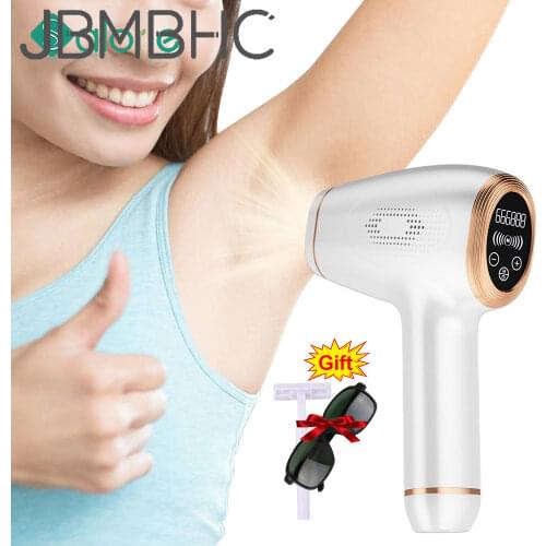 Painless Laser Epilator Home Women Facial Body Hair Remover Instrument 990000 Flashes IPL Technology Pulse Unhairing Device