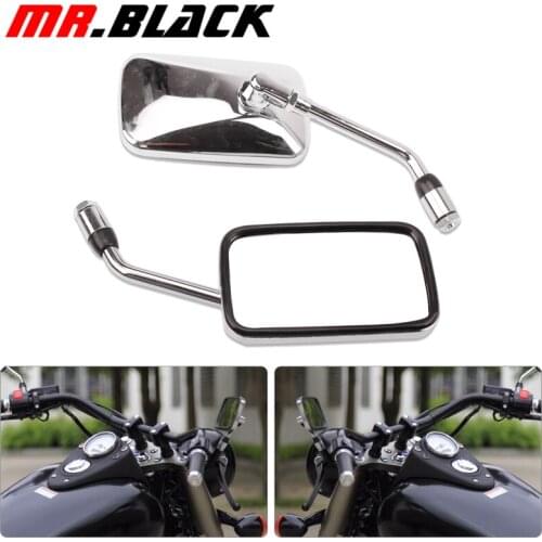 10mm Rearview Side View Mirrors For Suzuki VL125 VL250 skywave AN250 AN400 Burgman For Honda CA250 Steed Magna 250 400 750