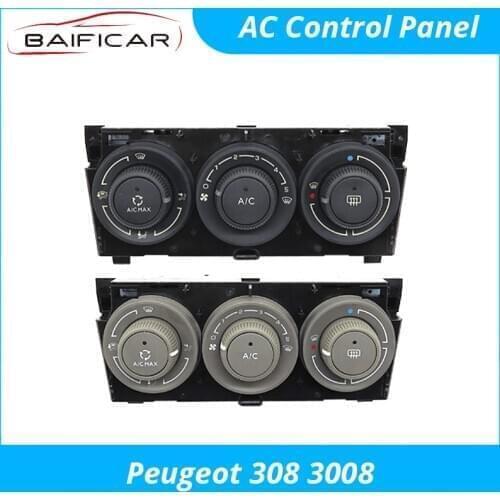 Baificar Brand Genuine Air Conditioner Control Panel AC Knob Assembly Pad For Peugeot 308 3008