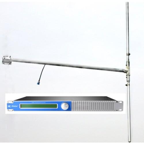 FMUSER FSN-150 5.0 new DSP Audio 100W 150W 1U FM Radio transmitter and DP100 Hign Gain antenna