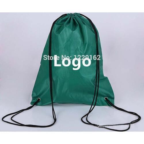 Custom Polyester drawstring bag (500pcs/lot) 30x40cm promotional gift bag eco-friendly drawstring backpack