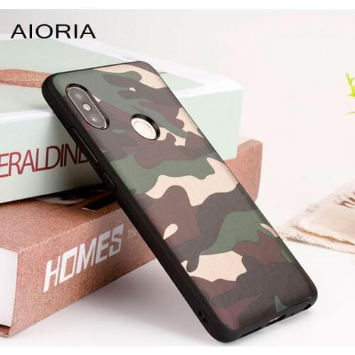 AIORIA Camouflage case for Xiaomi Redmi Note 5 5.99inch soft TPU&Hard PC&pattern skin covers coque fundas for Redmi Note 5 Pro
