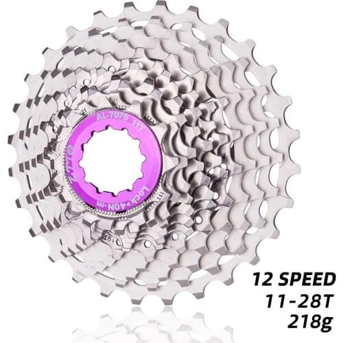Road Bike 12 Speed Cassette 11-28T UltraLight CNC 12s Flywheel 11-28 Sprocket For RED 12v SLR Lightweight Freewheel