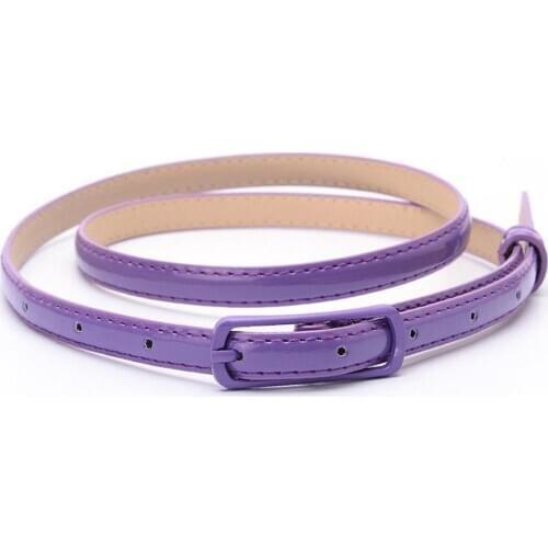 Belt Thin Style Adjustable Faux Leather Women Waist Belt for Daily Wear
