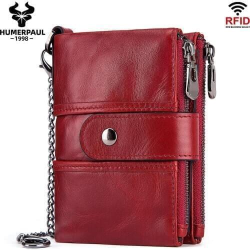 Hot Sale 2020 Fashion Coin Bag Zipper Wallets Women Genuine Leather Walet Purse Short Purse With Credit Card Holder Hasp Design