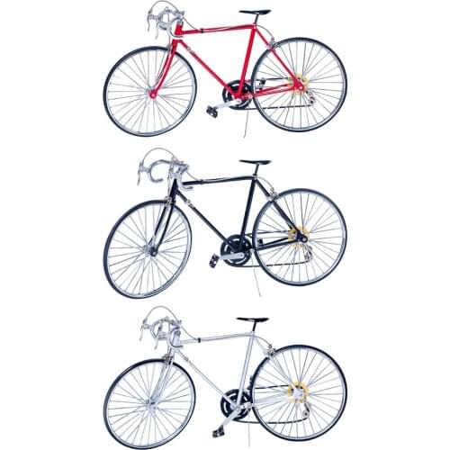 Vintage Style 1/6 Bicycle Model 3D Metal Figures Living Room Desktop Decoration Crafts Gifts for Adults Kids