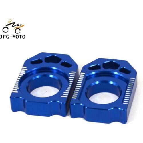 Motorcycle 2019 New Aluminum CNC Rear Chain Adjuster Axle Blocks For YAMAHA YZ250F YZF250 2012-2020 YZ450F YZF450 2010-2020